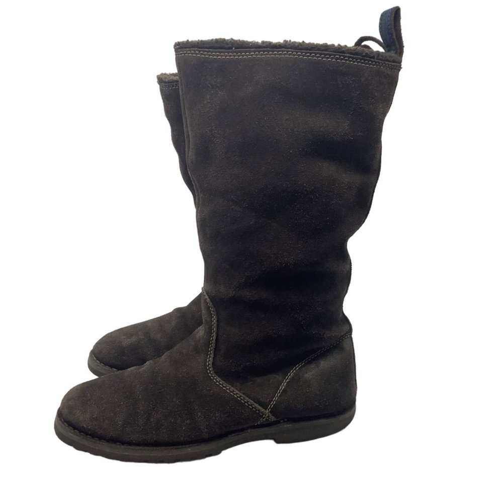 American Eagle Outfitters Dark Brown Suede Boots Women Size 9 Style #9102-203
